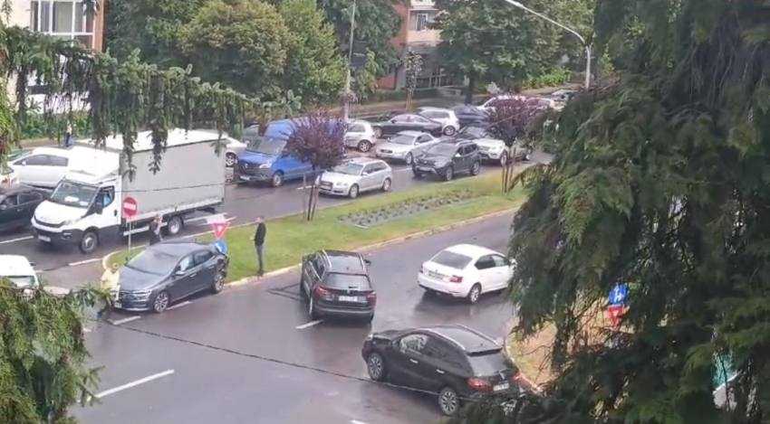 accident Calea București in Pitești