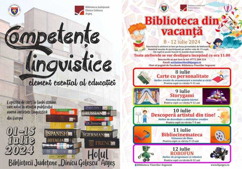 biiblioteca dinicu golescu activitati Sursă foto: CJ Argeș.