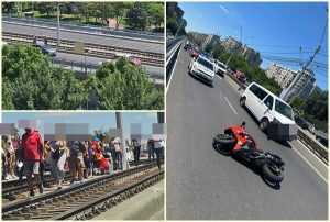 cats - Accident grav pe Podul Grant din Capitală! Un motociclist și-a pierdut viața
