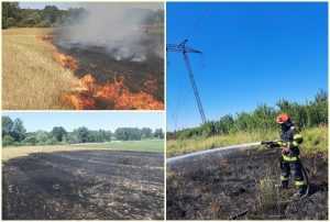 page - Argeș. Trei incendii de vegetație astăzi: Flăcările au afectat o suprafață de teren de aproximativ 10.000 mp