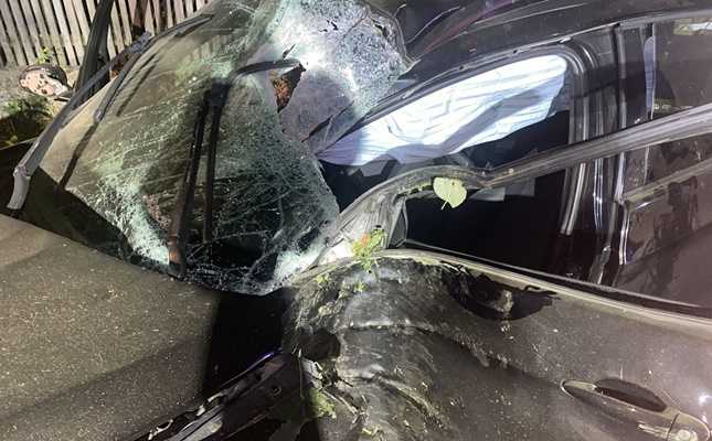a3d58672 0385 43d8 b459 3fe746042b3b 1 - Accident grav în Moșoaia! Mașină distrusă