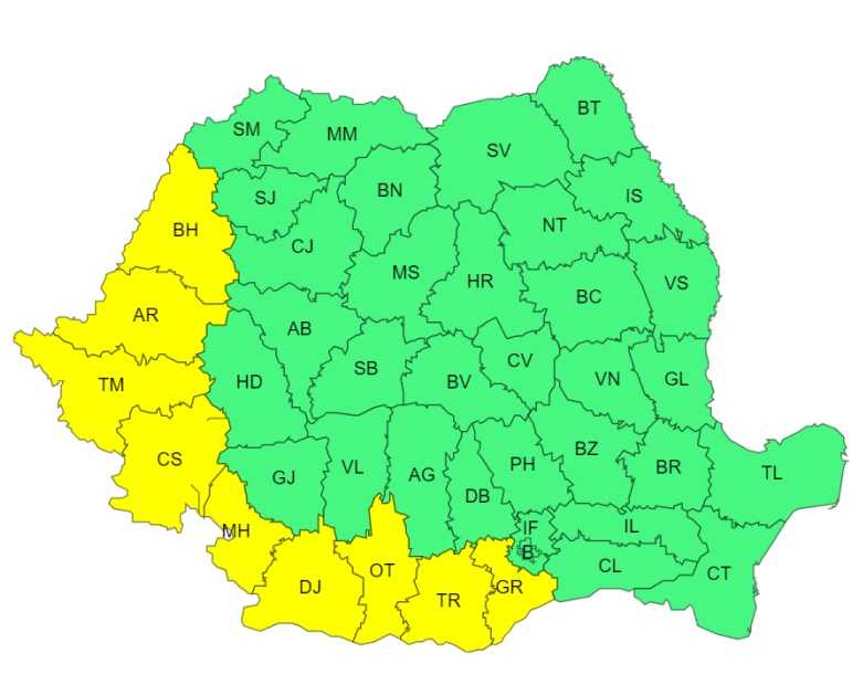 Cod galben de caniculă și disconfort termic în Argeș 2 cats 1 - Cod galben de caniculă și disconfort termic în Argeș