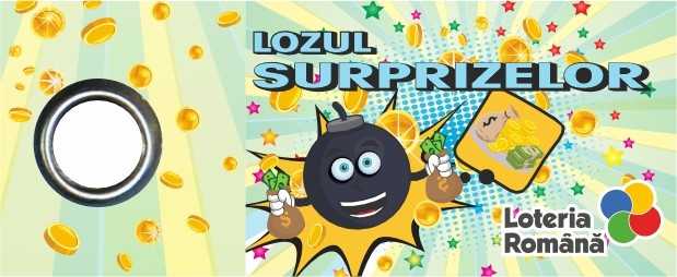 Cu 3 lei poți câștiga 100.000 de lei. Loteria Română a lansat „LOZUL SURPRIZELOR” 1 lozul surprizelor - Cu 3 lei poți câștiga 100.000 de lei. Loteria Română a lansat „LOZUL SURPRIZELOR”