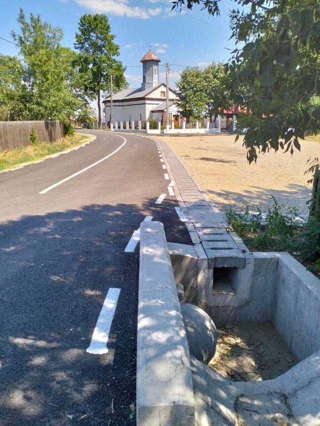 drum asfaltat popesti 2 1 - Proiect pentru modernizarea infrastructurii rutiere finalizat la Popești