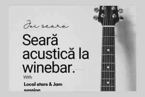 Joia acustică la Marcea Winebar! 1 joia la crama Marcea