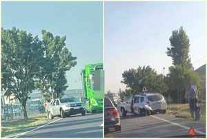 Accident între două mașini la Albota 1 cats - Accident între două mașini la Albota