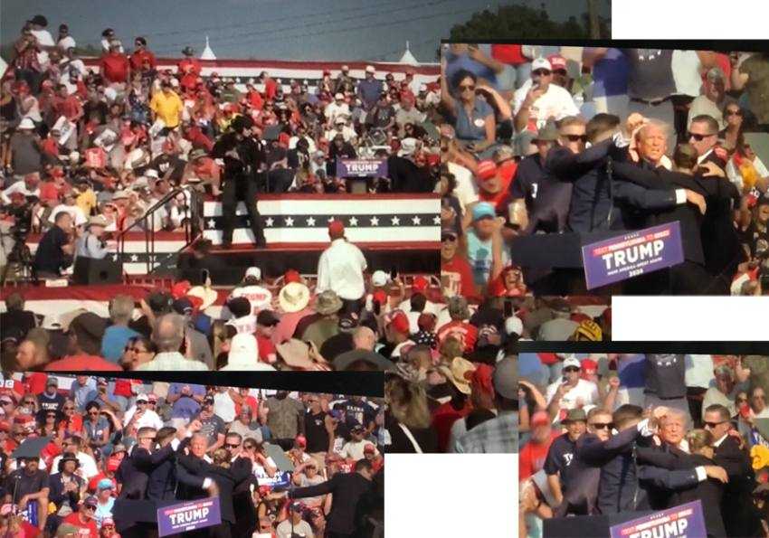 incercare asasinare trump pensilvenia Sursă foto: screenshot video bbc.com