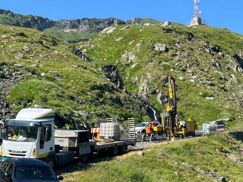 foraje transfagarasan Sursă foto: FB DRDP Brașov.