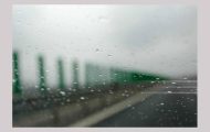 ploaie autostrada drum