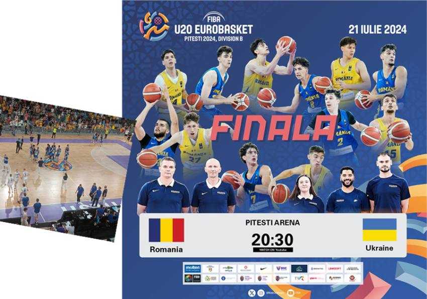 Sursă foto: Facebook Cristian Gentea și Facebook Federatia Romana de Baschet.