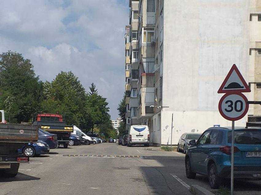 blocului B21, în cartierul Prundu Sursă foto: Facebook Primăria Municipiului Pitești.