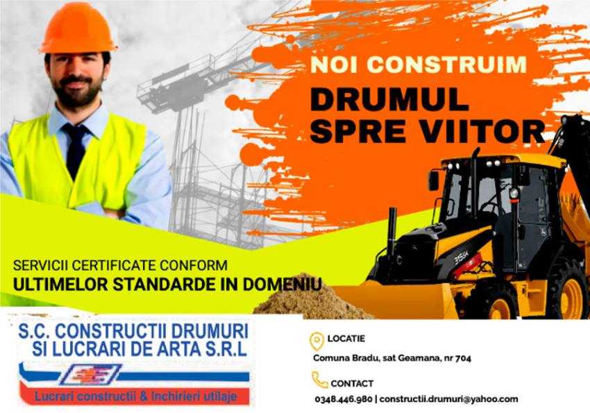 constructii drumuri si lucrari de arta srl deschidere