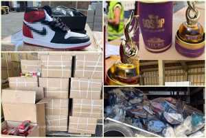 page - Produse contrafăcute în valoare de peste 130 de milioane de lei, descoperite de polițiștii de frontieră în primele șase luni din acest an