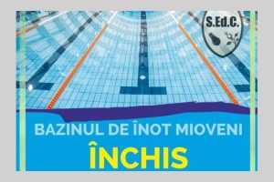 Untitled Project - Bazinul de înot din Mioveni va fi închis în perioada 1-26 august