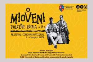 O nouă ediție a Festivalului-Concurs Național de Folclor Mioveni începe vineri, 2 august 1 folclor Mioveni