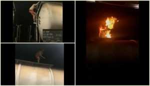 page 1 - Teribilismul și inconștiența te pot ucide! Tânăr de 19 ani electrocutat după ce s-a urcat pe un vagon de marfă