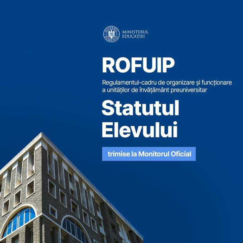 Noul an școlar va începe cu schimbări importante pentru elevi! 1 Statutul elevului 1 - Noul an școlar va începe cu schimbări importante pentru elevi!
