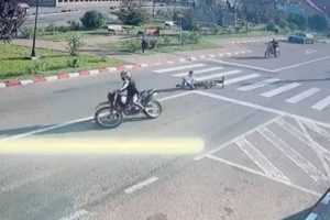 copil trecere motociclisti