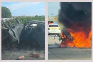 O nouă tragedie pe șosea! Cinci persoane au murit și alte șapte au ajuns la spital! 12 tragedie sosea