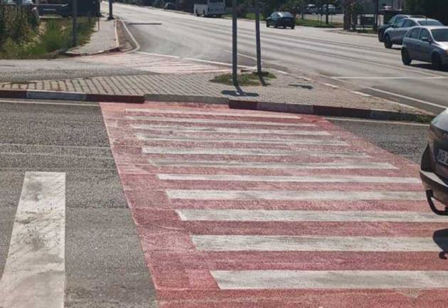 trecere de pietoni generic1 Sursă foto: Facebook Primăria Orașului Mioveni.