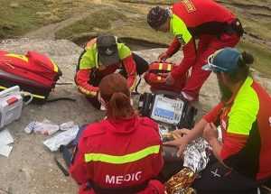 456150293 890422853122288 7062715788777871110 n - Turistă din Germania, accidentată grav după ce a căzut în cap, de pe o stâncă, în Munții Bucegi