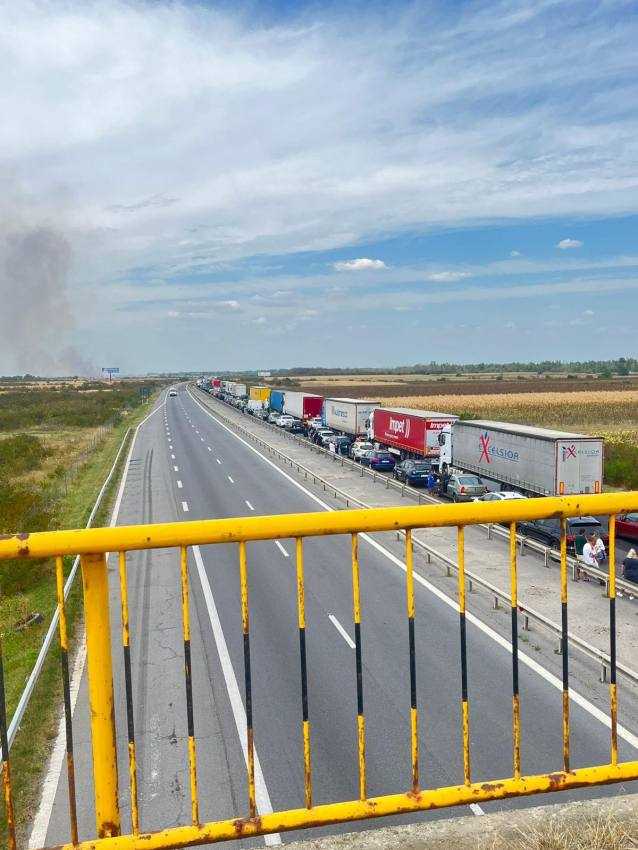 trafic A1 coada masini