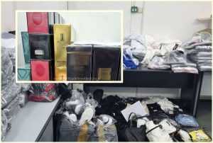 page 2 - O nouă captură a polițiștilor de frontieră! Bunuri contrafăcute în valoare de 300.000 lei descoperite într-un autocar