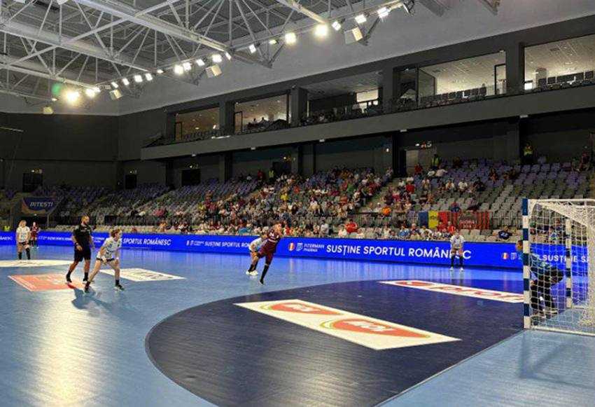supercupa 2024 handbal pitesti arena Sursă foto: Facebook Cristian Gentea.