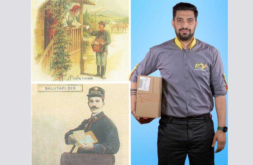 unifoorme postasi Sursă foto: Facebook Posta Romana.