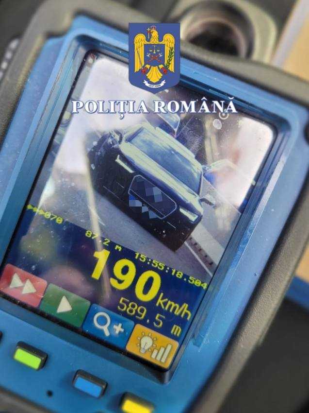 Șofer străin prins conducând cu viteză excesivă pe un drum din Argeș 1 sofer radar viteza