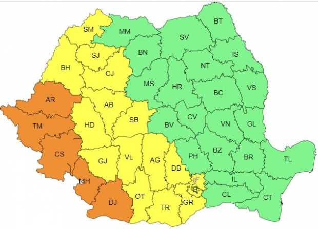 Cod galben de caniculă și disconfort termic anunțat în Argeș 1 cod canicula