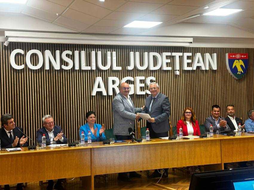 Ion minzina si liviu musat Sursă foto: PSD Argeș.