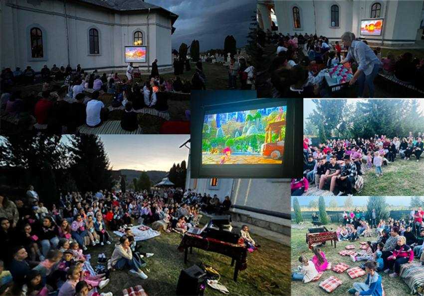 cinema la mihaesti deschidere Sursă foto și video: FB Mihăești.