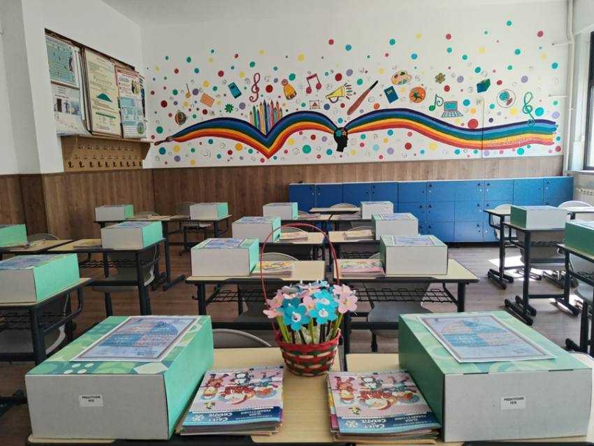 clasa elevi mioveni generic Sursă foto: FB Primăria Orașului Mioveni.