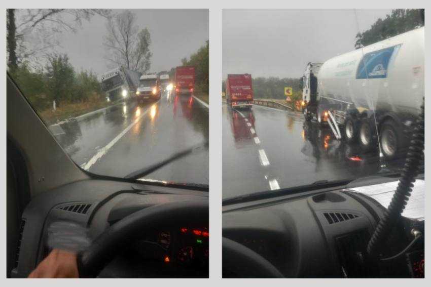 trafic accidente ploaie