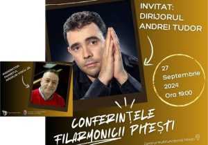 Conferințele Filarmonicii Pitești revin în forță cu Andrei Tudor 1 Sursă foto: FB Gabriel Niata.