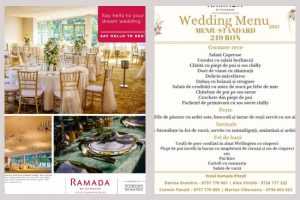 Ramada meniu nunta