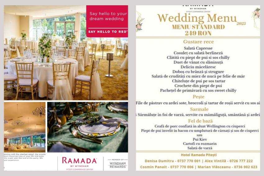 Ramada meniu nunta Ramada meniu nunta
