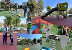În Prundu și Nord. Alte trei locuri de joacă au fost modernizate! 1 Sursă foto: Primăria MUnicipiului Pitești.