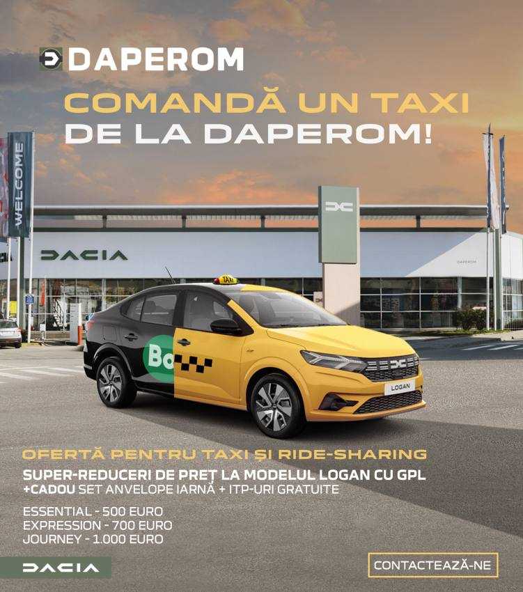 DAPEROM vine cu o superofertă pentru șoferii de taxi și ride-sharing! 1 Daperom taxi