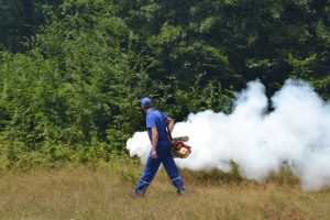 Primăria Mioveni acționează împotriva insectelor! Dezinsecție în Parcul Tineretului și zona CKD pe 7 iulie 1 Sursă foto: FB Primăria IOrașului Mioveni