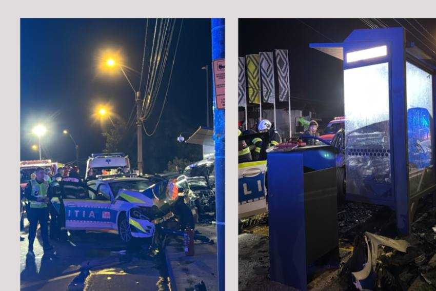 arges accident masina politie