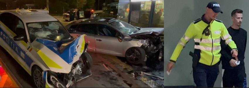 accident masina politie Argeș