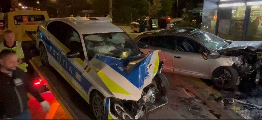 accident masina politie Argeș