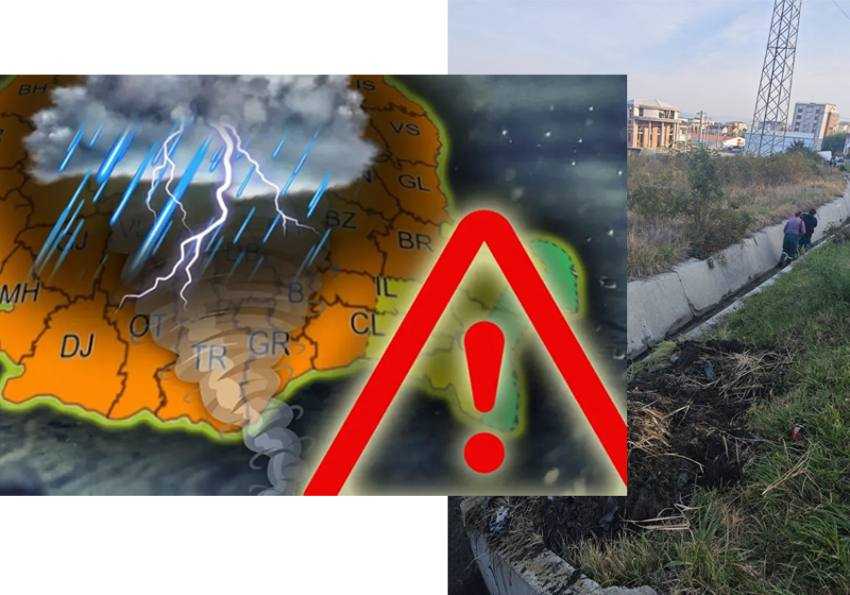 ploi vijeli furtuni Sursă foto: FB Primăria Orașului Mioveni.