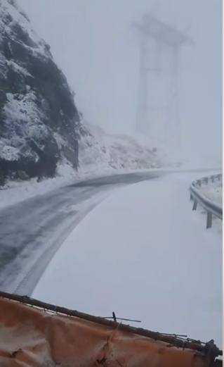 Cod galben de ninsori în Argeș și în alte regiuni din țară 5 Transfagarasan ninsori