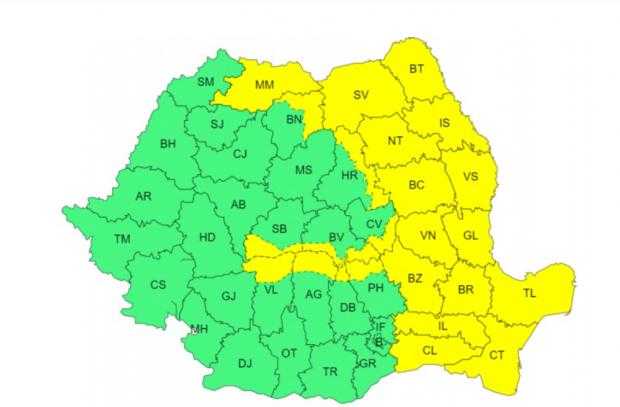 Cod galben de ninsori în Argeș și în alte regiuni din țară 2 anm ninsori vant ploi