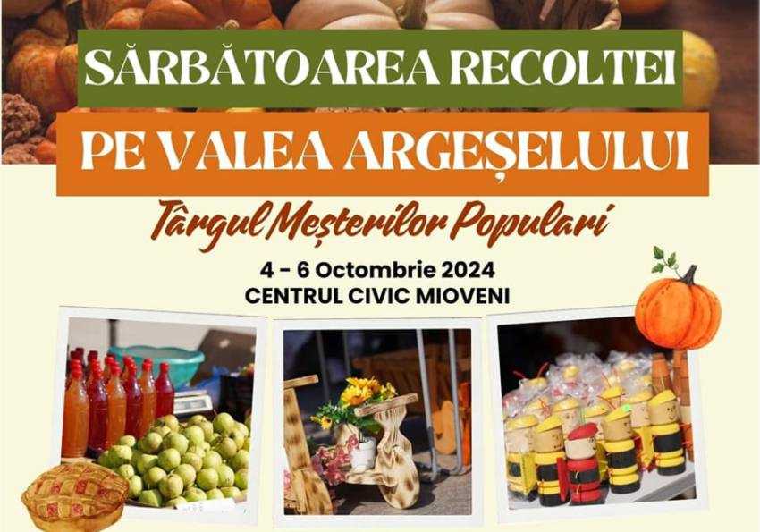 sarbatoparea recoltei deschidere mioveni Sursă foto: FB Primăria Orașului Mioveni.