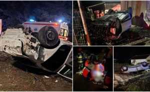 HM9d9unJlfb 3L - Sfârșit tragic pentru un tânăr de 28 de ani. S-a răsturnat cu mașina chiar în curtea părinților