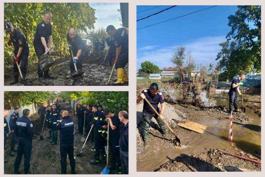 pompieri argeseni la Galati pompieri argeseni la Galati